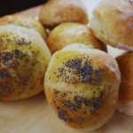 white bread rolls 2 ingredients