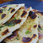 homemade soft garlic naan bread recipe