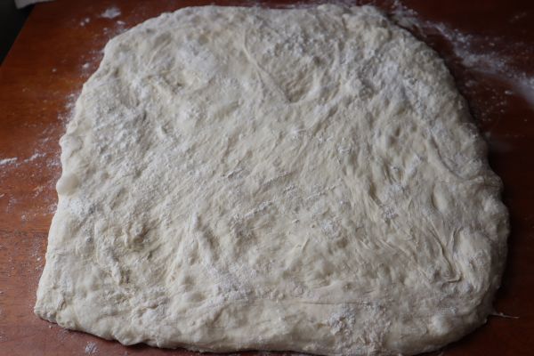 spread the dough out
