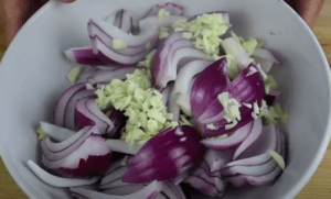 onions and garlic
