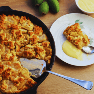 feijoa crumble cake