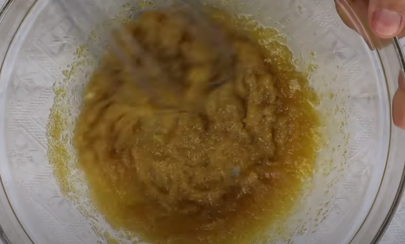 mix butter with sugar