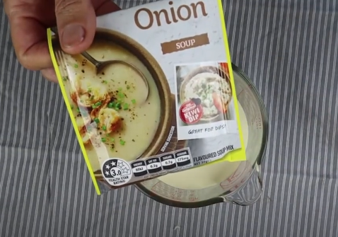 a packet of onion soup