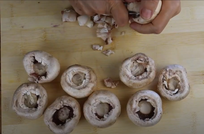prepare the mushrooms