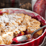 easy plum cobbler recipe