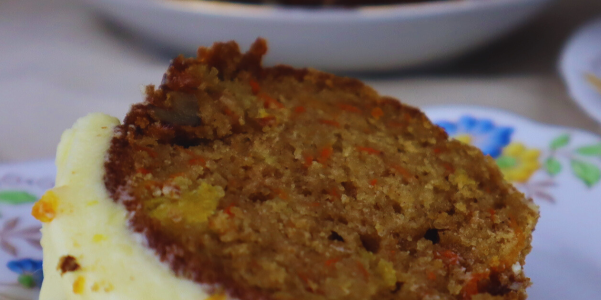 orange carrot cake with cream cheese frosting
