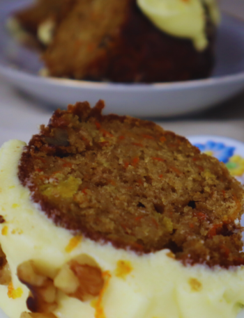 orange carrot cake with cream cheese frosting