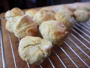 our finished lemonade scones