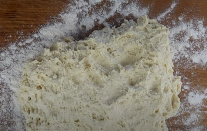 spread out the dough