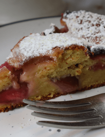 yogurt plum cake