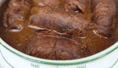 German beef rouladen