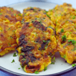 crispy corn fritters 3 different ways