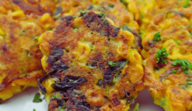 crispy corn fritters 3 different ways