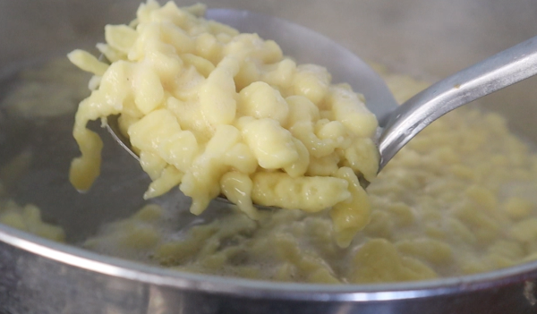 spaetzle cooked