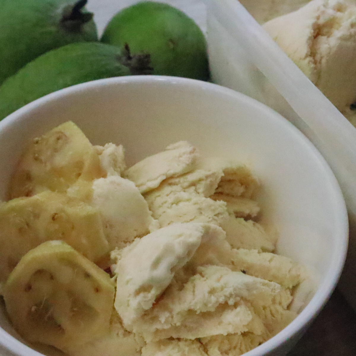 feijoa ice cream