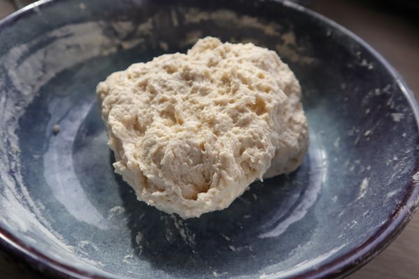 the dough looks a bit shaggy at first
