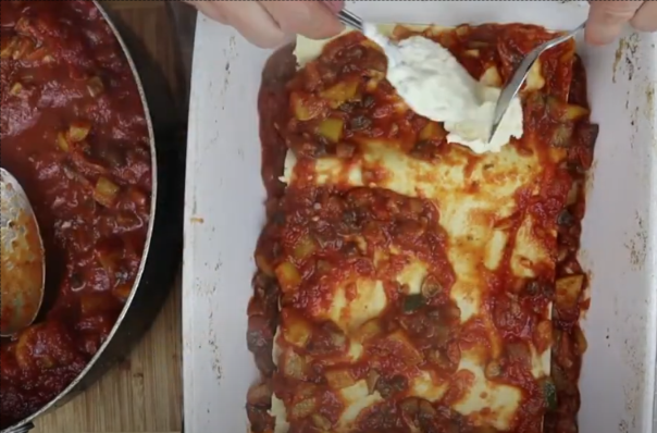 layer the best vegetarian lasagna with ricotta cheese