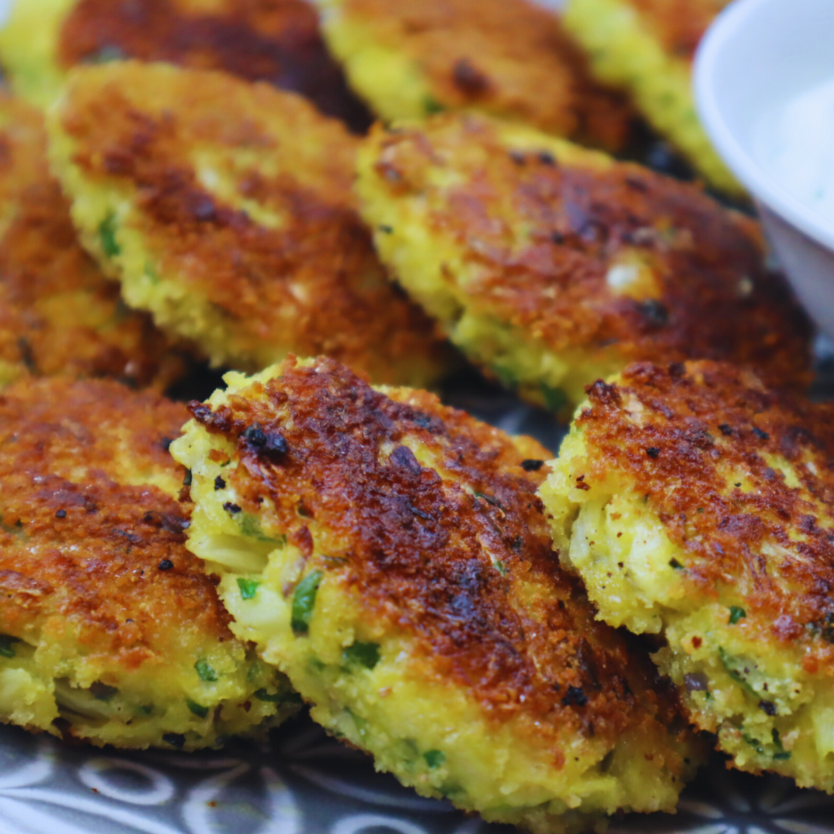 fried cabbage patties