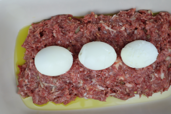 put the eggs into the meatloaf