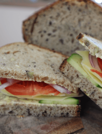 how to make a seeded sourdough sandwich loaf